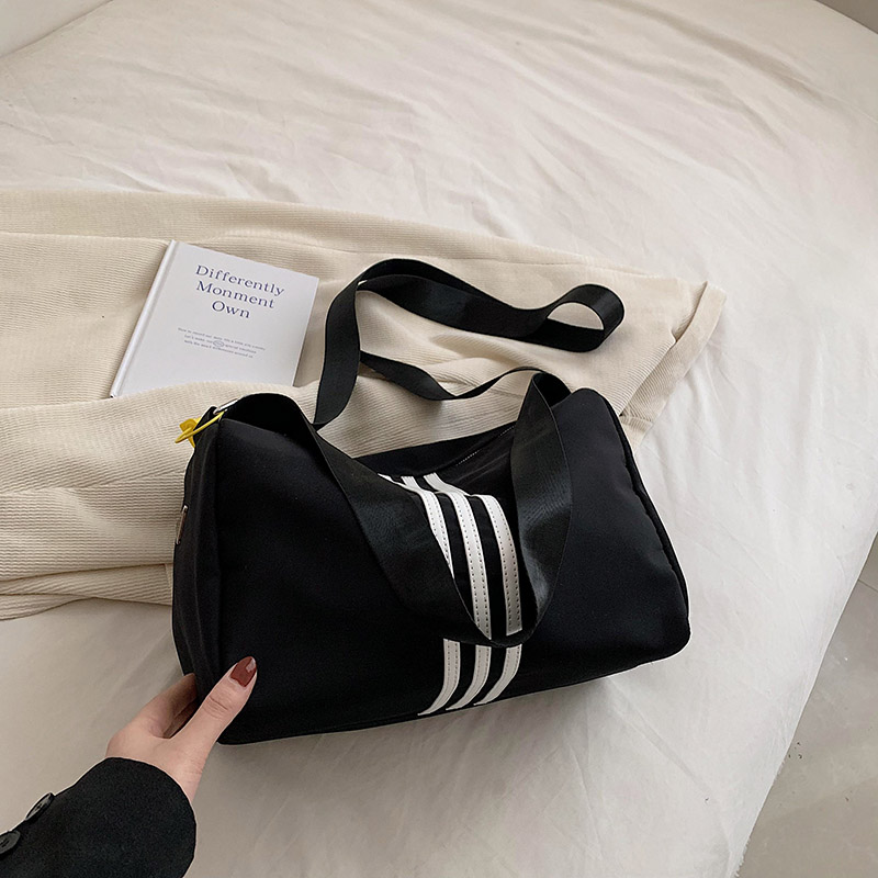 Big black slant bag
